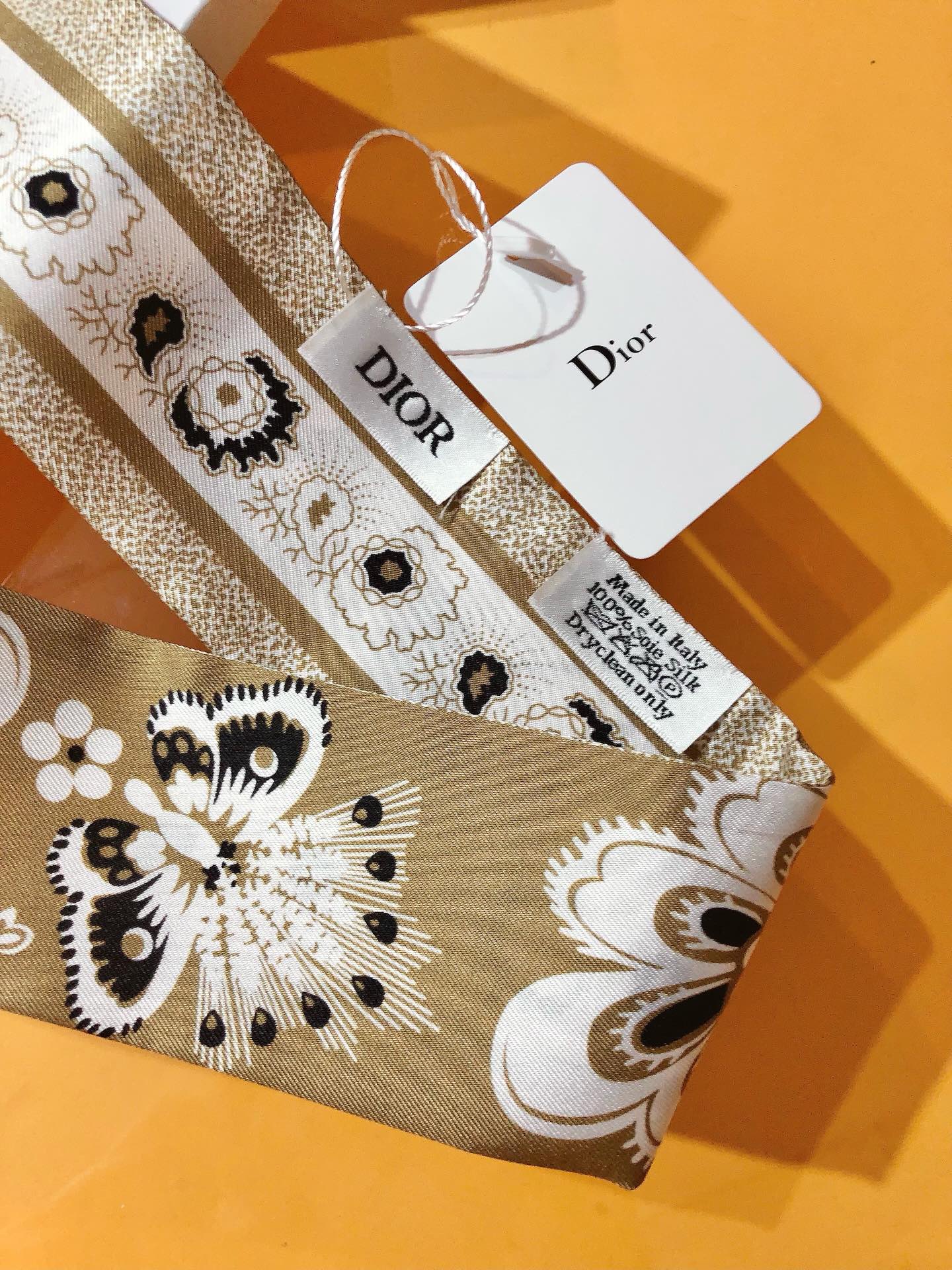 DIOR 26S SCARF 105CM IN SILK 314838