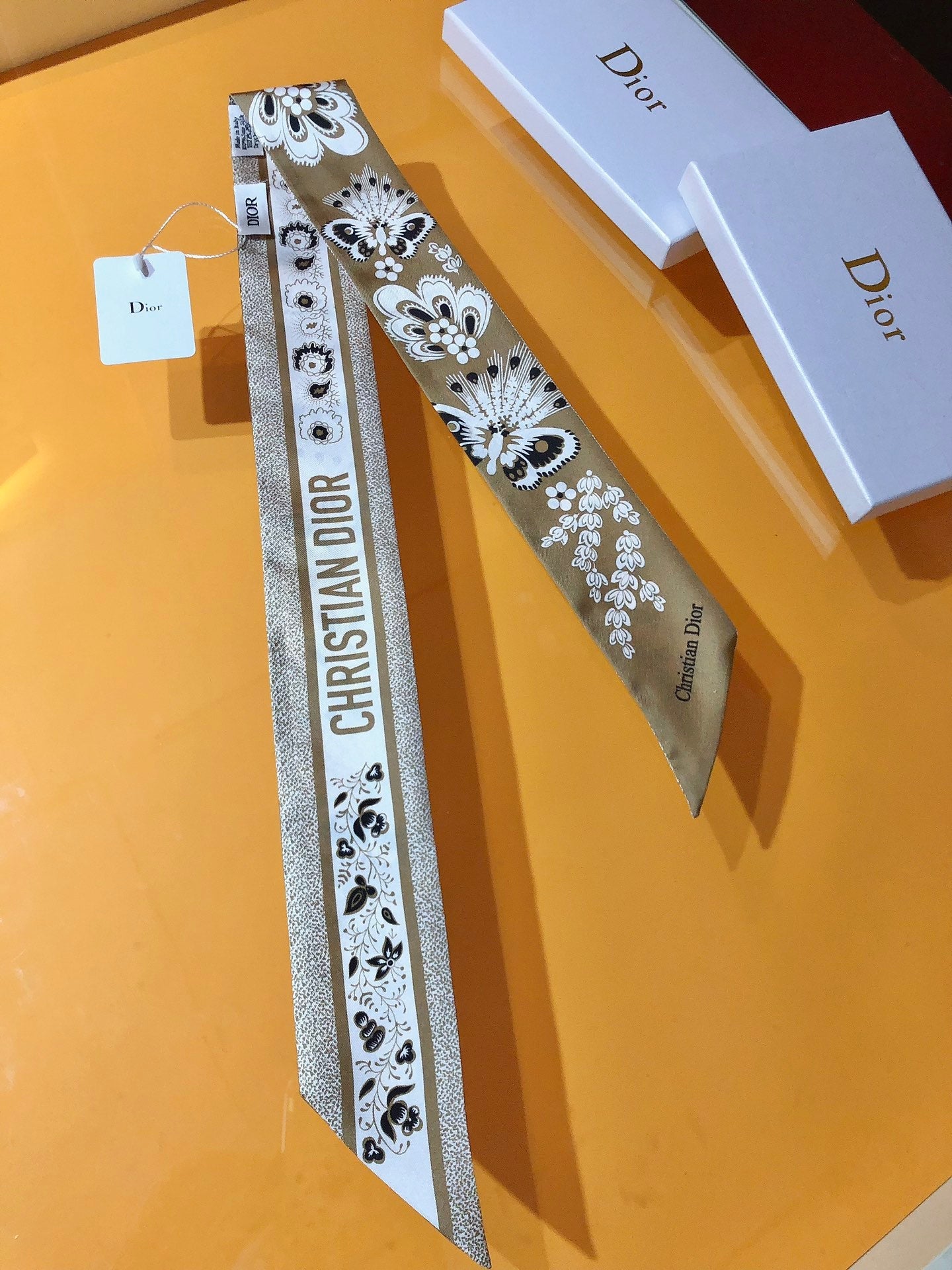 DIOR 26S SCARF 105CM IN SILK 314838