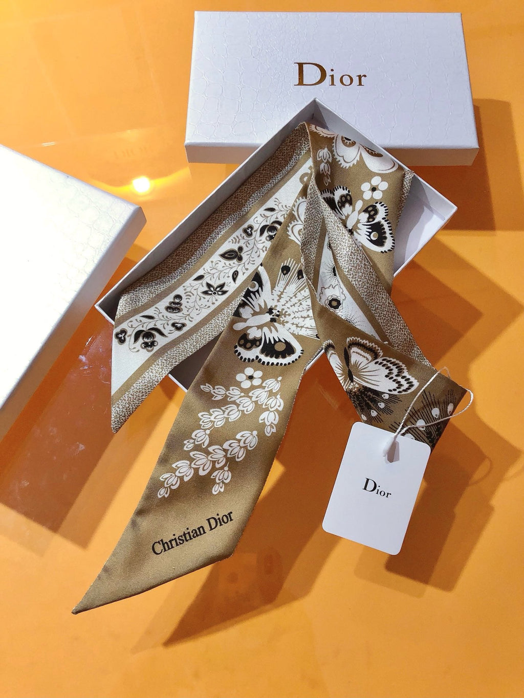DIOR 26S SCARF 105CM IN SILK 314838