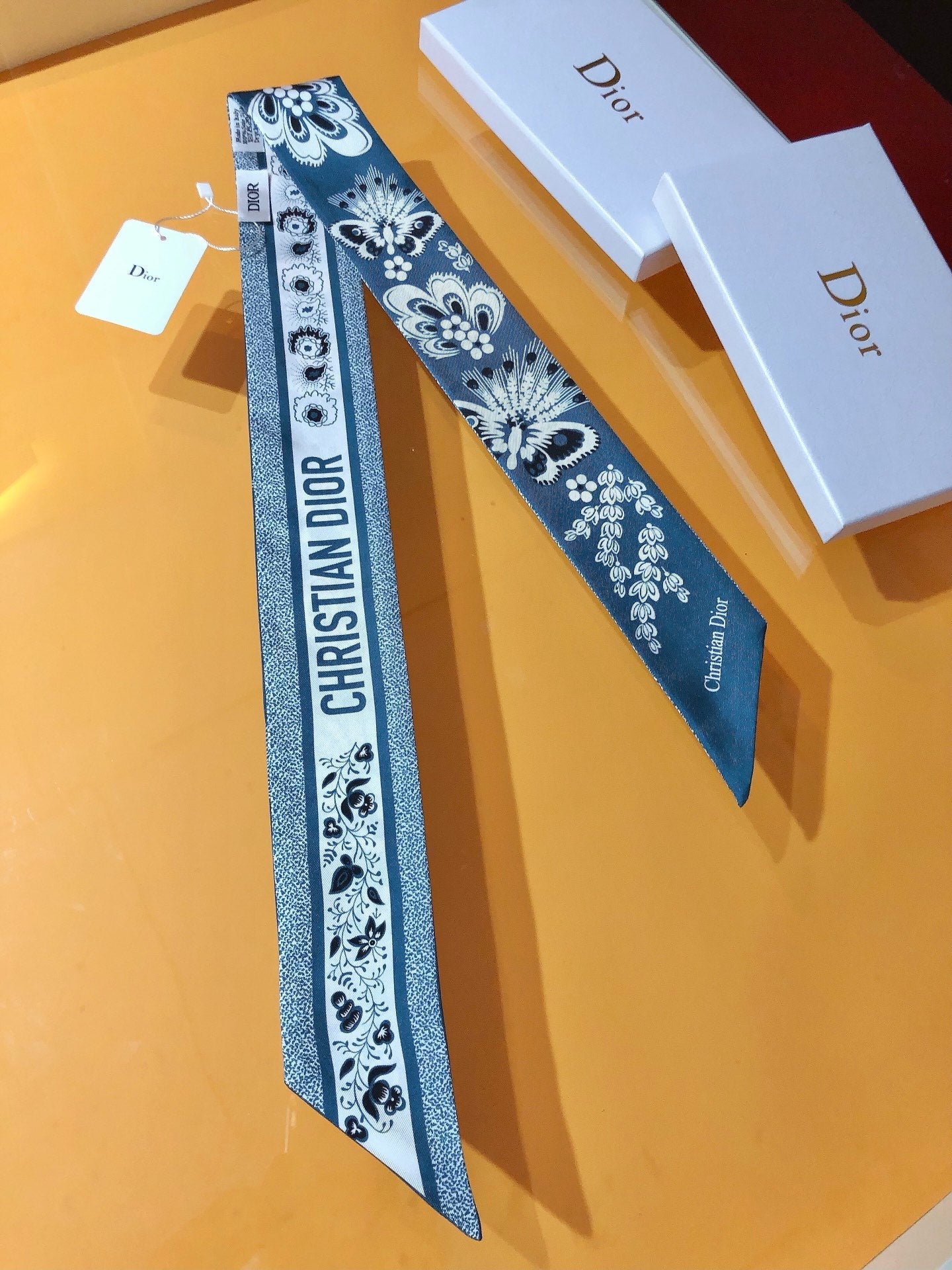 DIOR 26S SCARF 105CM IN SILK 314839