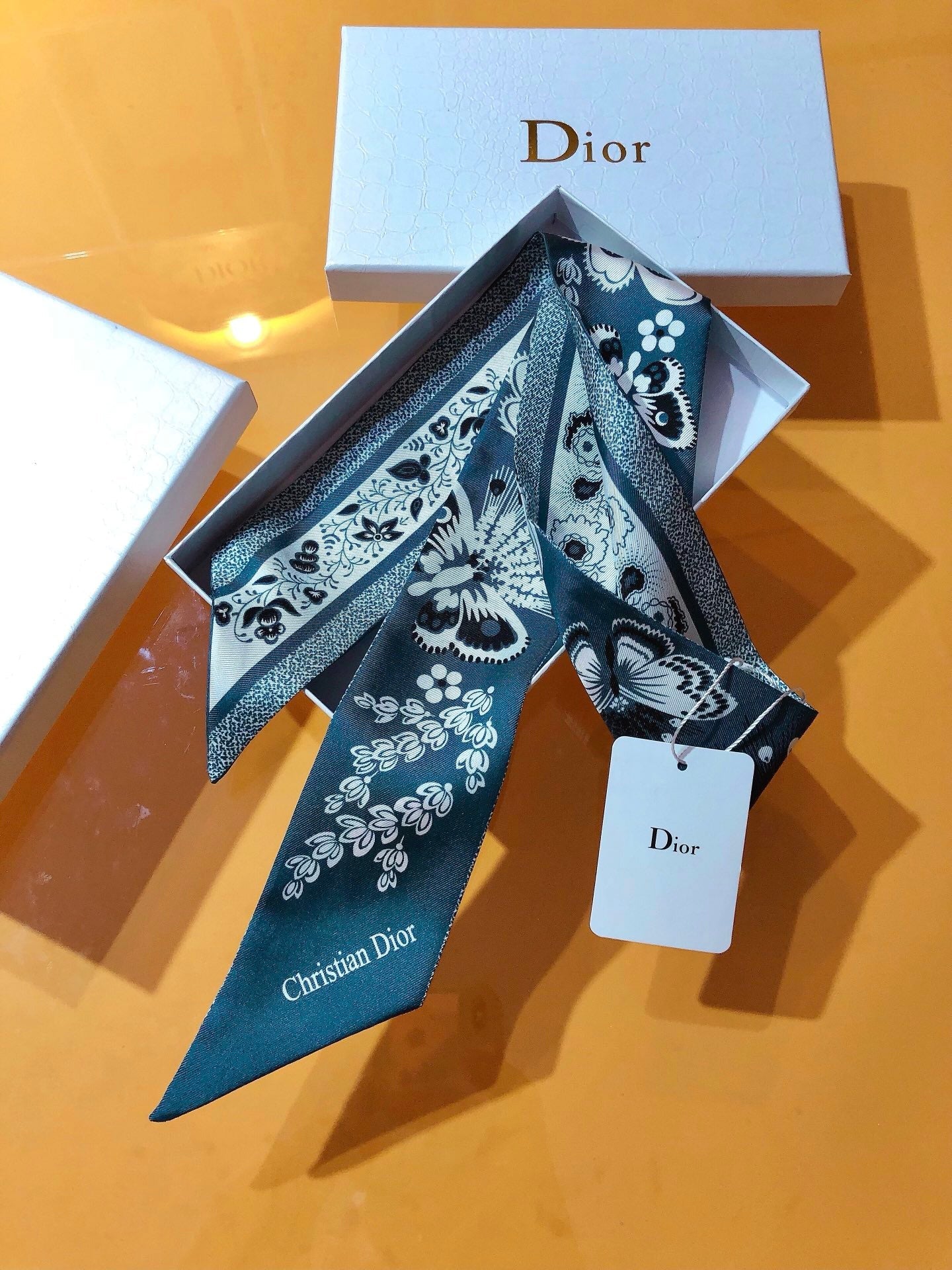 DIOR 26S SCARF 105CM IN SILK 314839