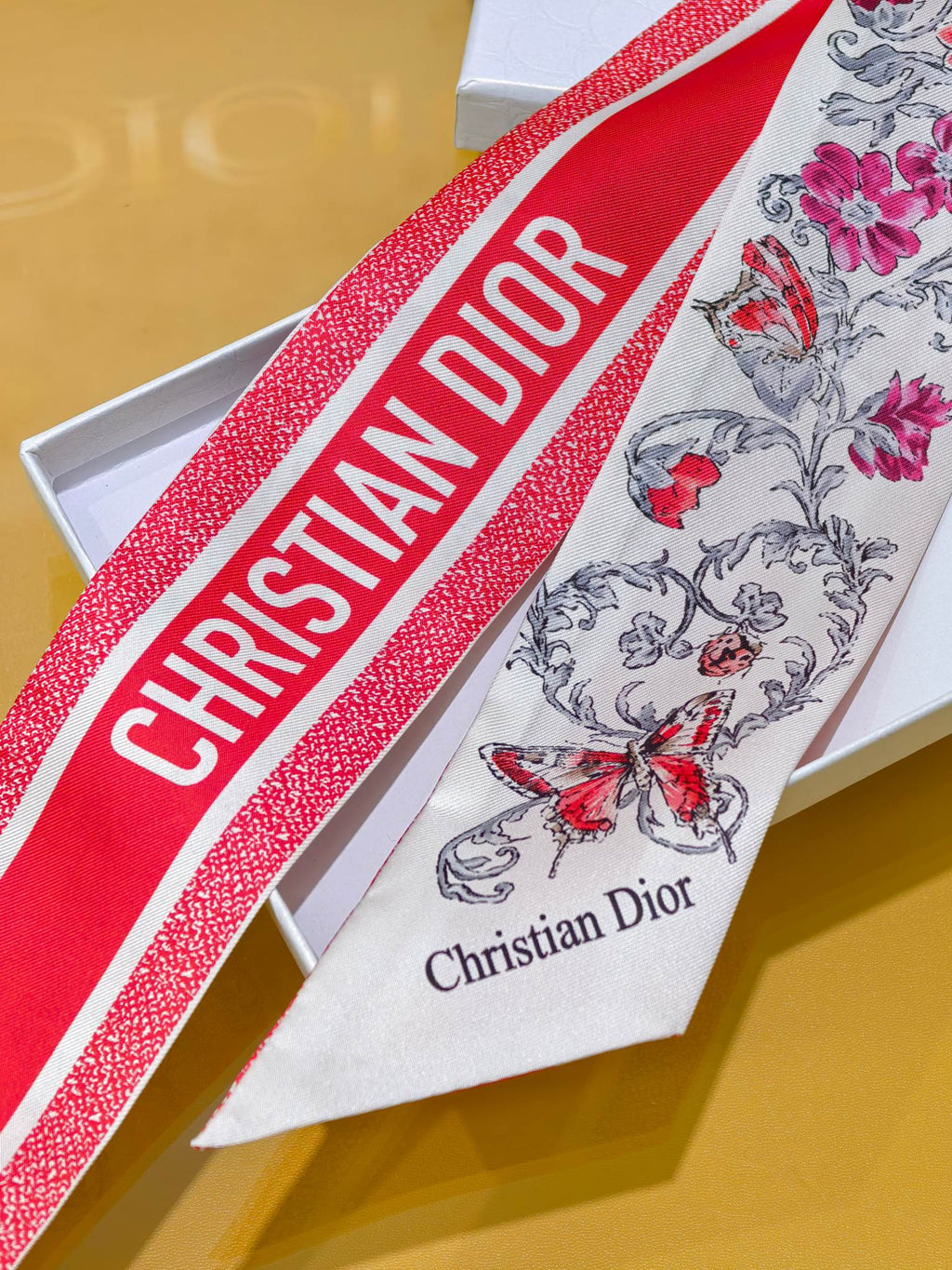 DIOR 26S SCARF 105CM IN SILK 305883