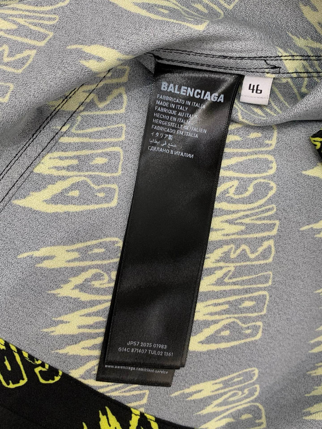 BALENCIAGA 26S SHORT SLEEVE SHIRT 096
