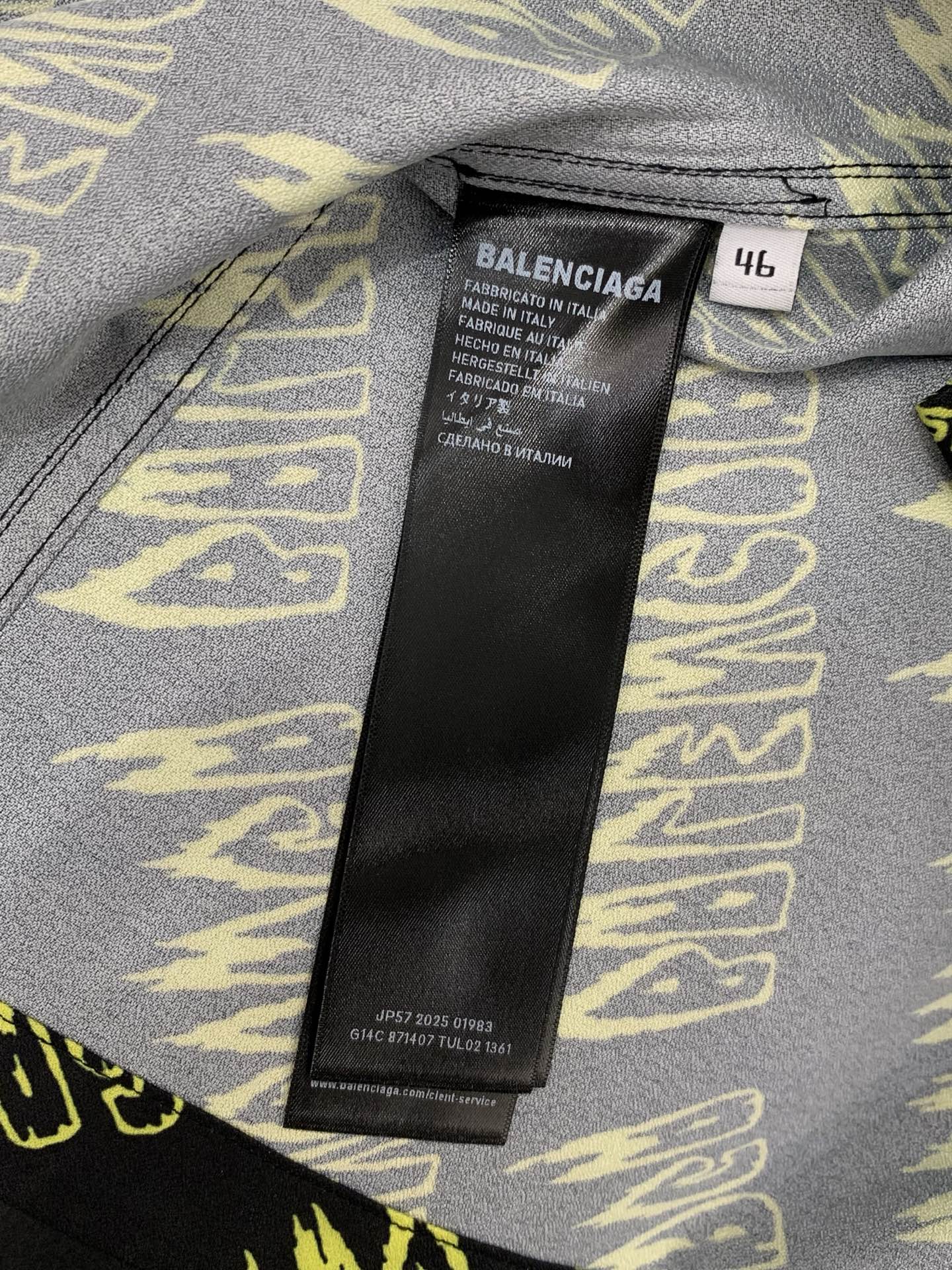 BALENCIAGA 26S SHORT SLEEVE SHIRT 096