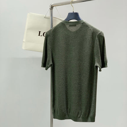 LOEWE 26S KNIT CREWNECK T-SHIRT 404