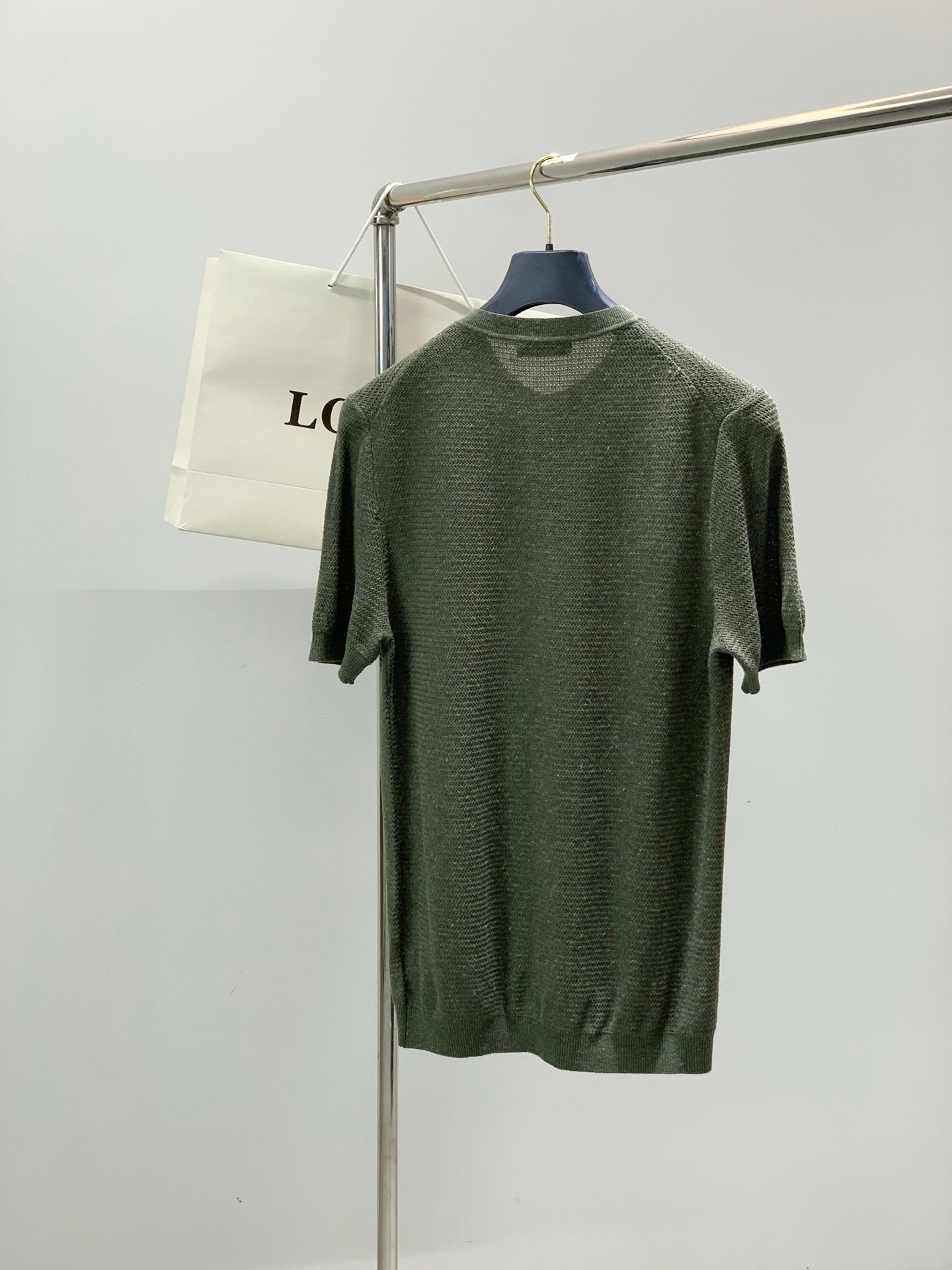 LOEWE 26S KNIT CREWNECK T-SHIRT 404