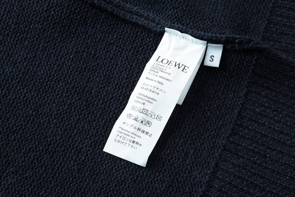 LOEWE HALF-ZIP KNIT SWEATER STYLE 100