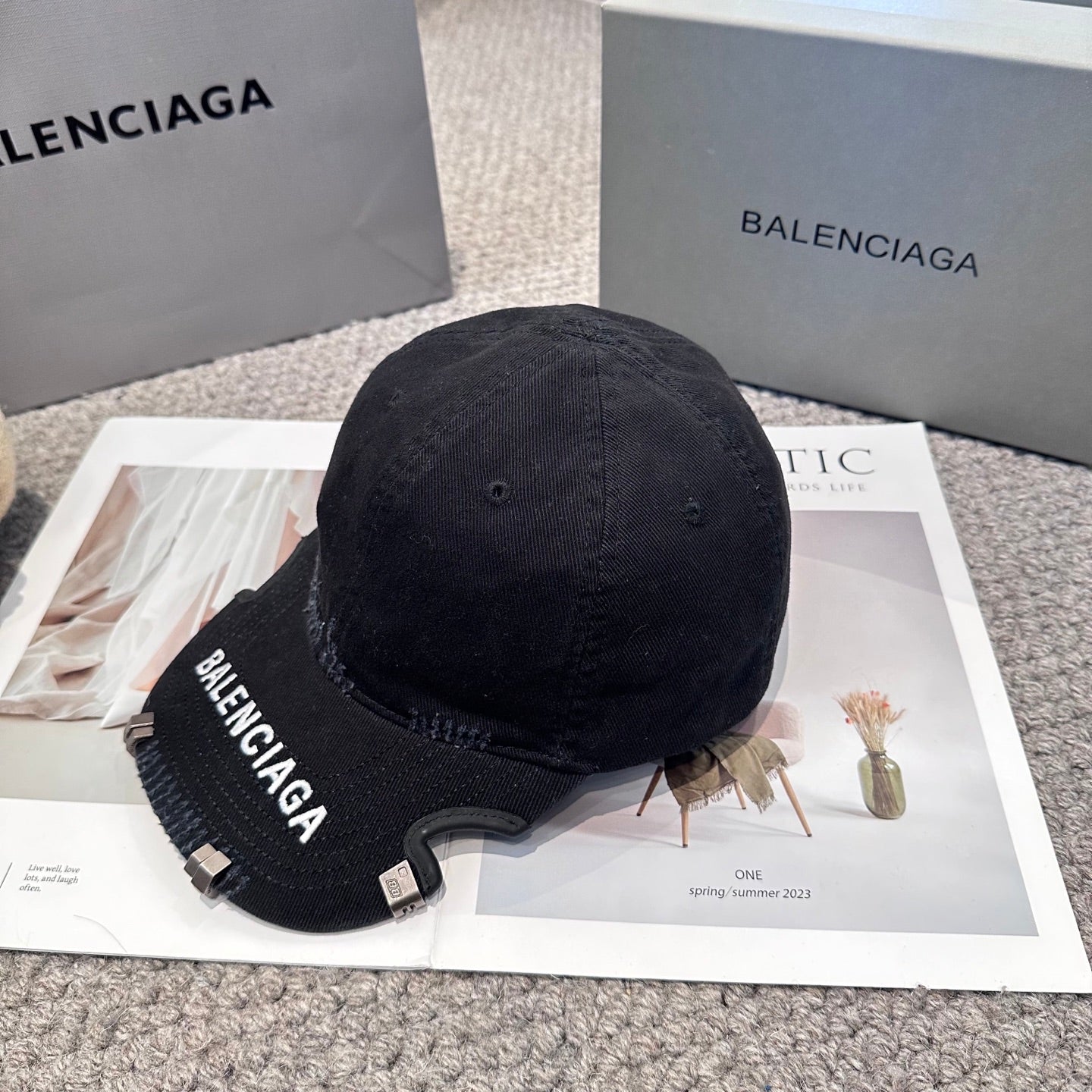 BALENCIAGA 26S BASEBALL CAP STYLE 19