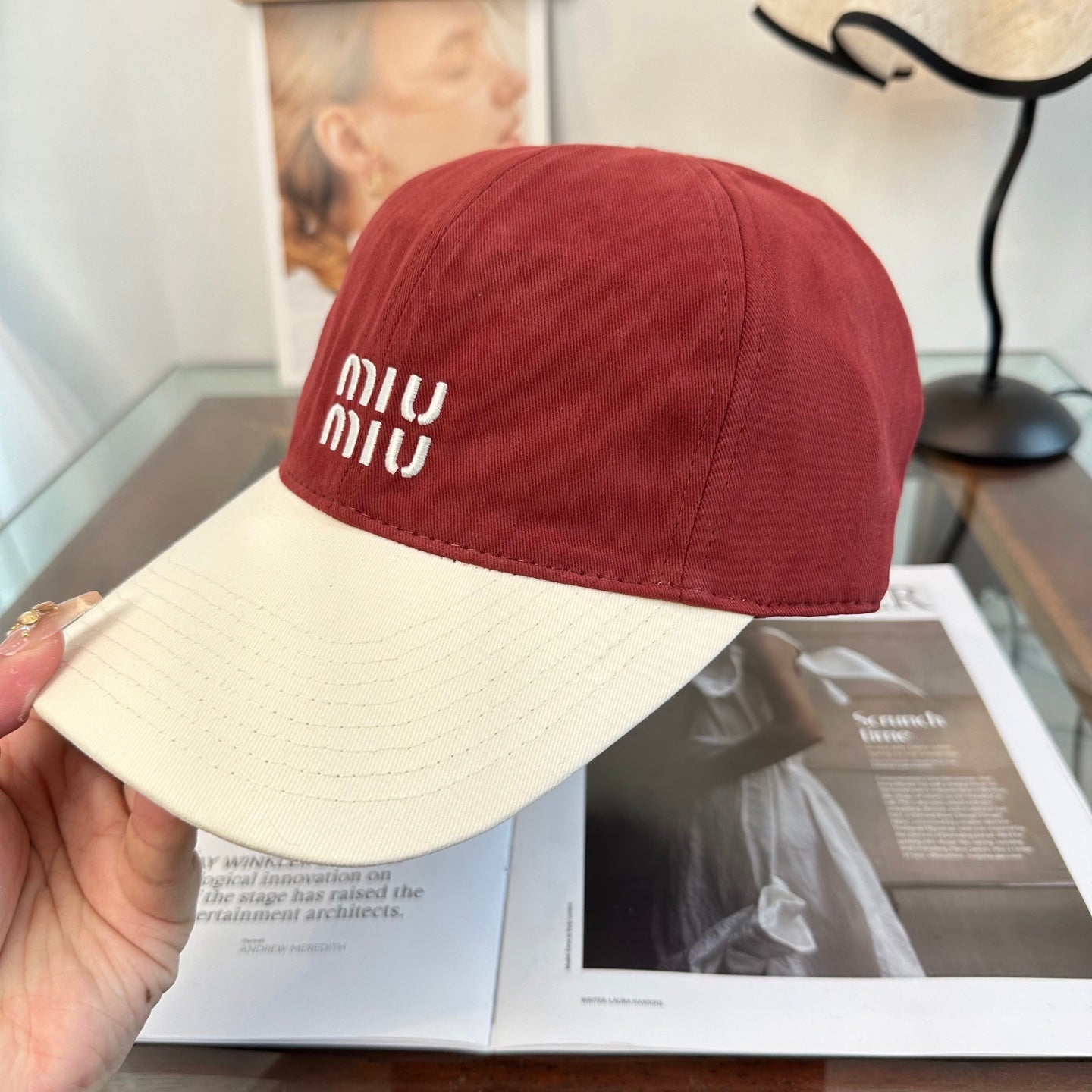 MIUMIU BASEBALL CAP STYLE 93