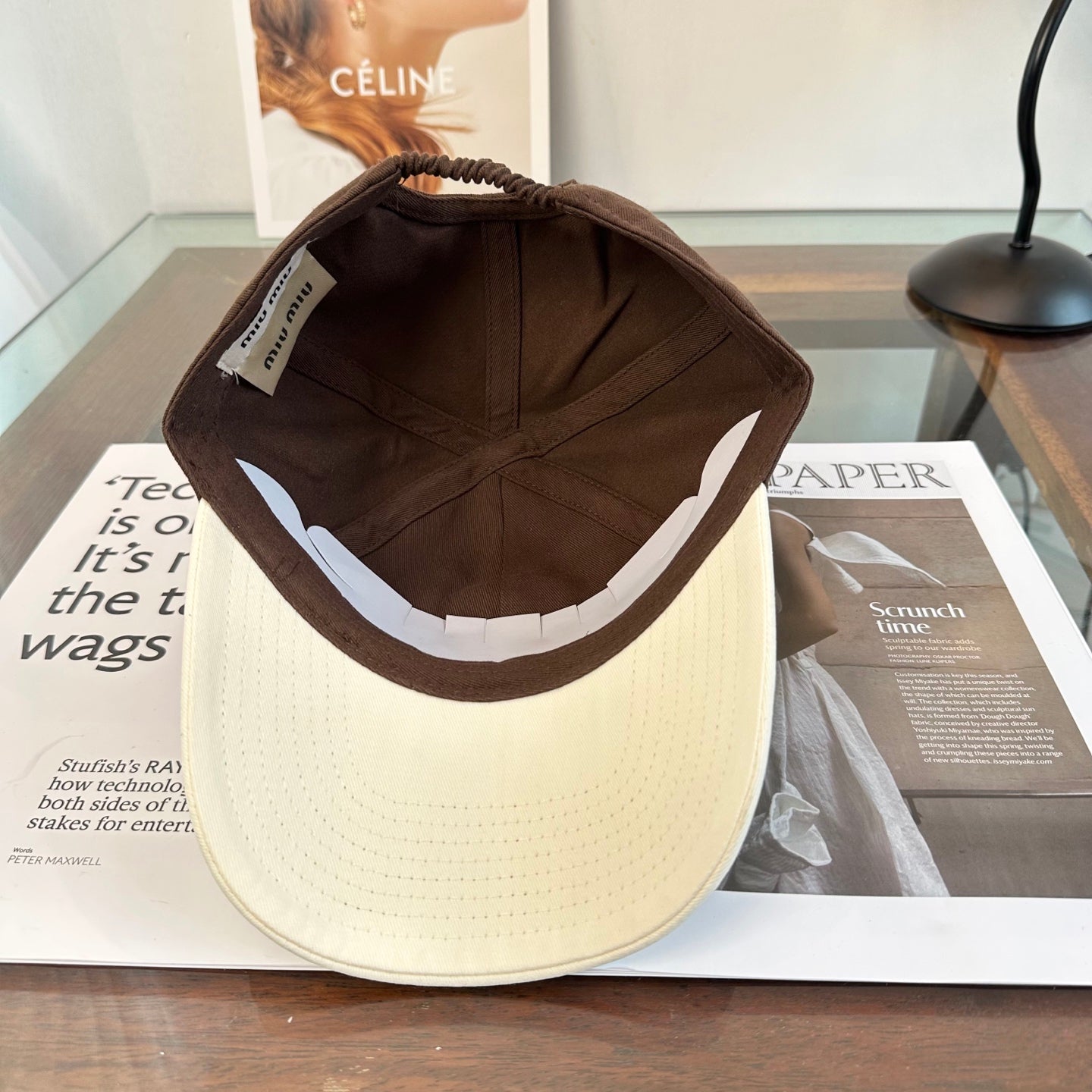 MIUMIU BASEBALL CAP STYLE 92