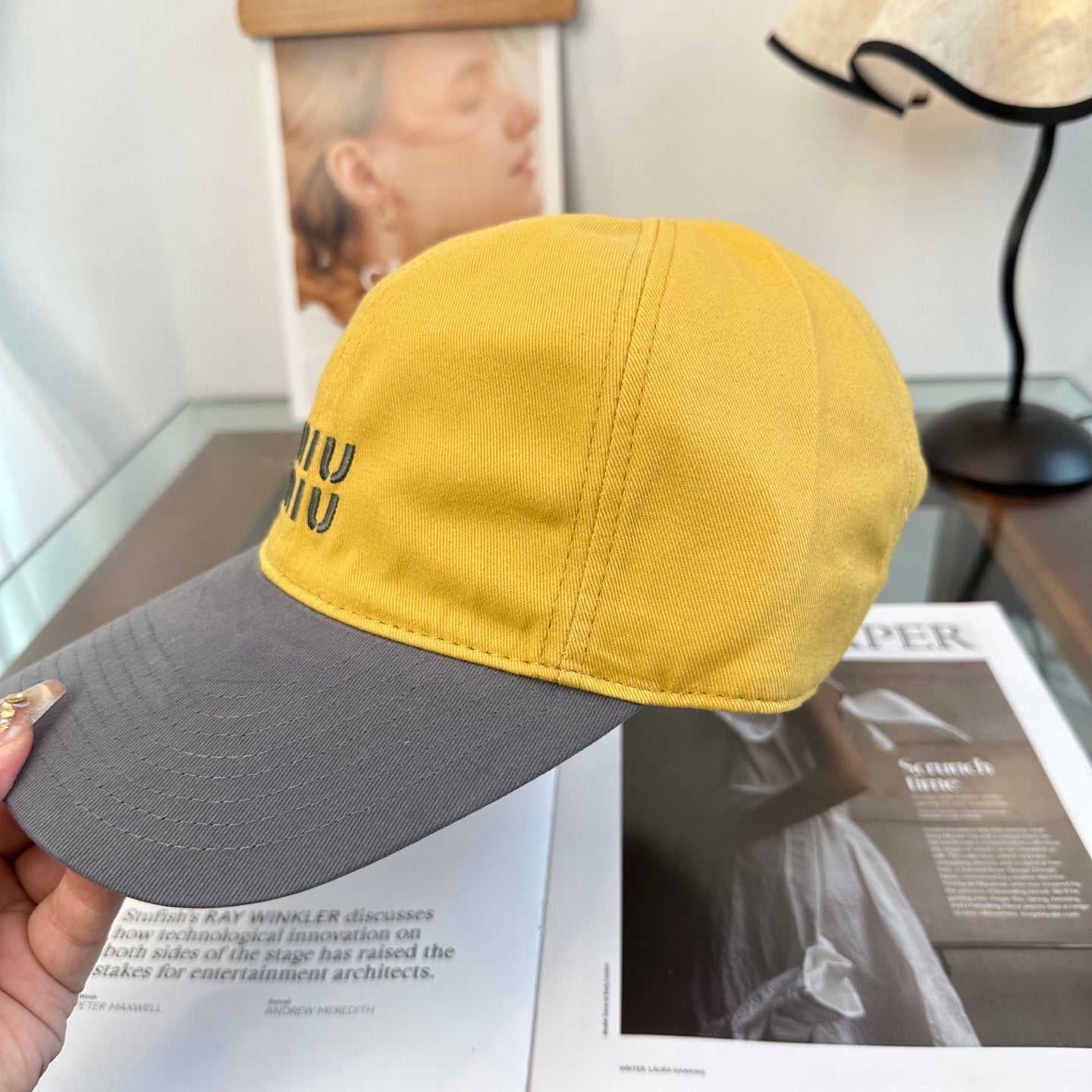 MIUMIU BASEBALL CAP STYLE 90