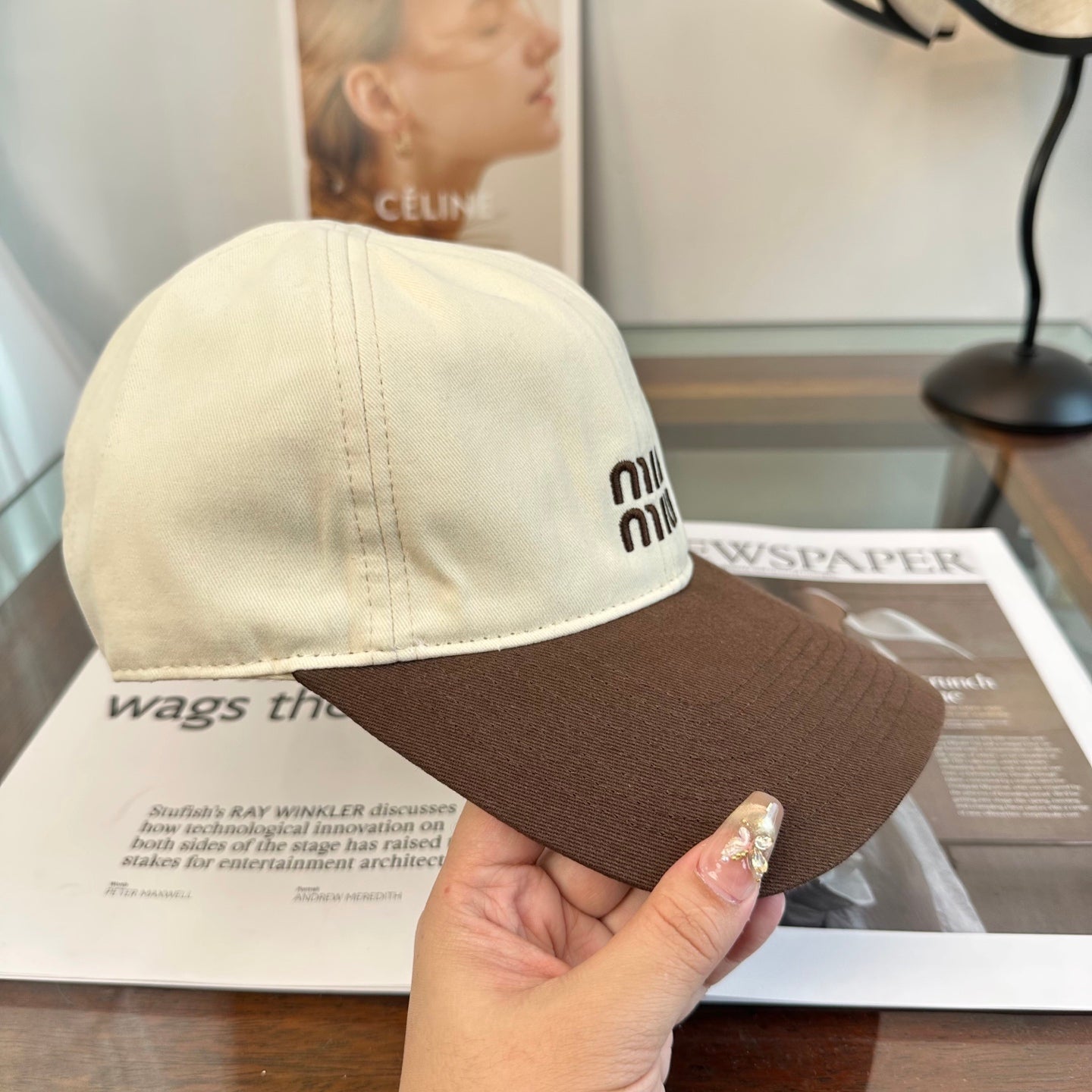 MIUMIU BASEBALL CAP STYLE 88