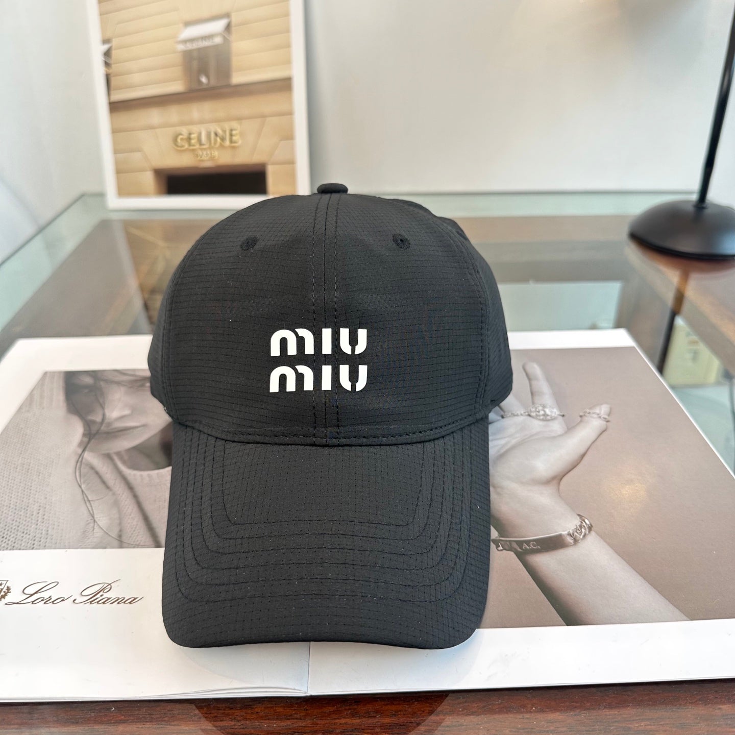 MIUMIU BASEBALL CAP STYLE 25