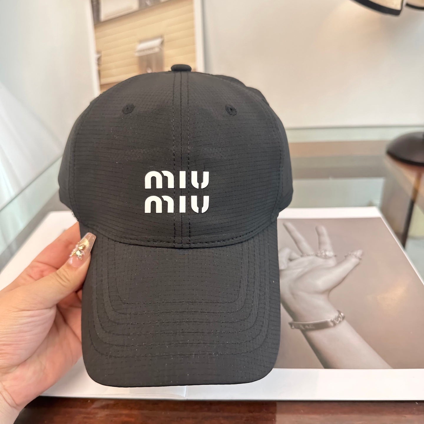 MIUMIU BASEBALL CAP STYLE 25
