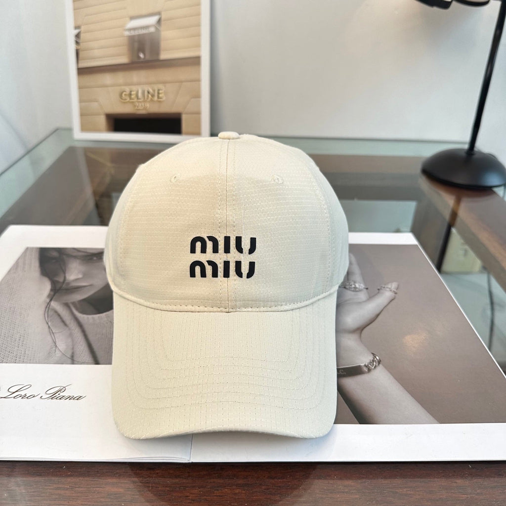 MIUMIU BASEBALL CAP STYLE 22