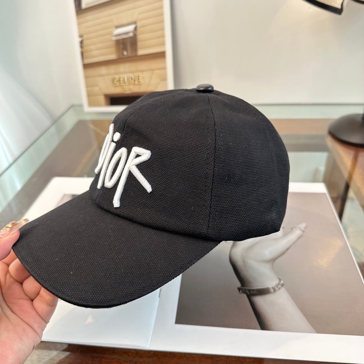 DIOR 26S EMBROIDERED BASEBALL CAP STYLE 19