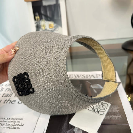 LOEWE 26S RAFFIA SUN VISOR HAT STYLE 201