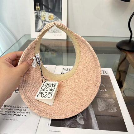 LOEWE 26S RAFFIA SUN VISOR HAT STYLE 199