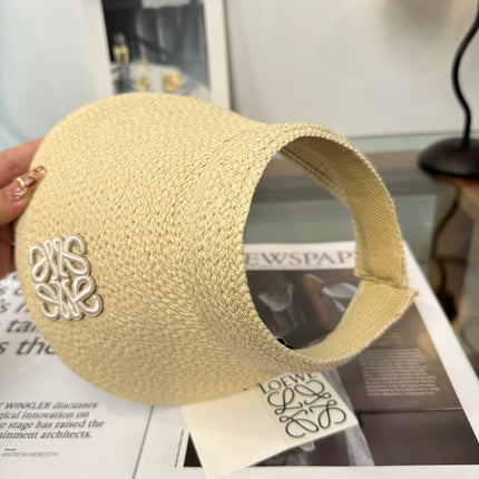 LOEWE 26S RAFFIA SUN VISOR HAT STYLE 198