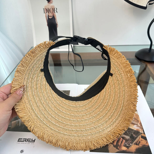 LOEWE 26S RAFFIA SUN VISOR  STYLE 259