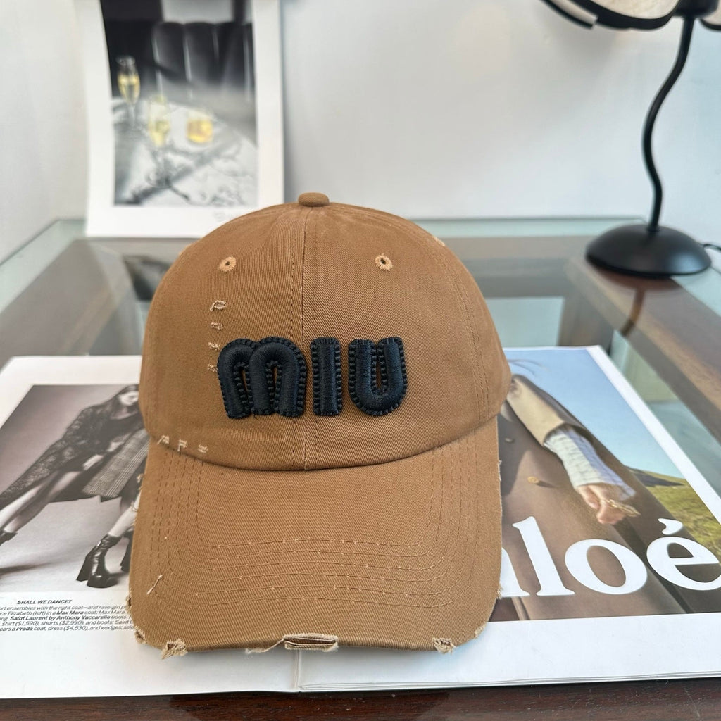 MIUMIU 26S BASEBALL CAP 346774
