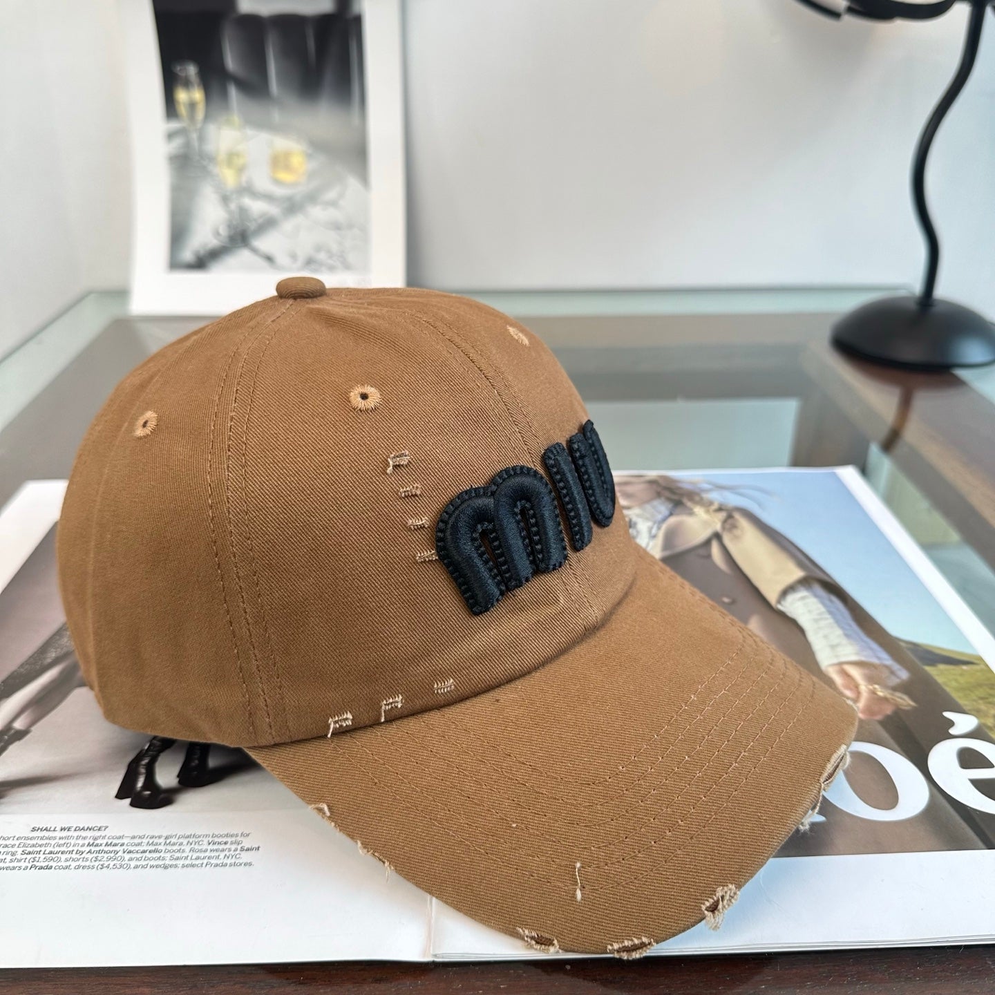 MIUMIU 26S BASEBALL CAP 346774