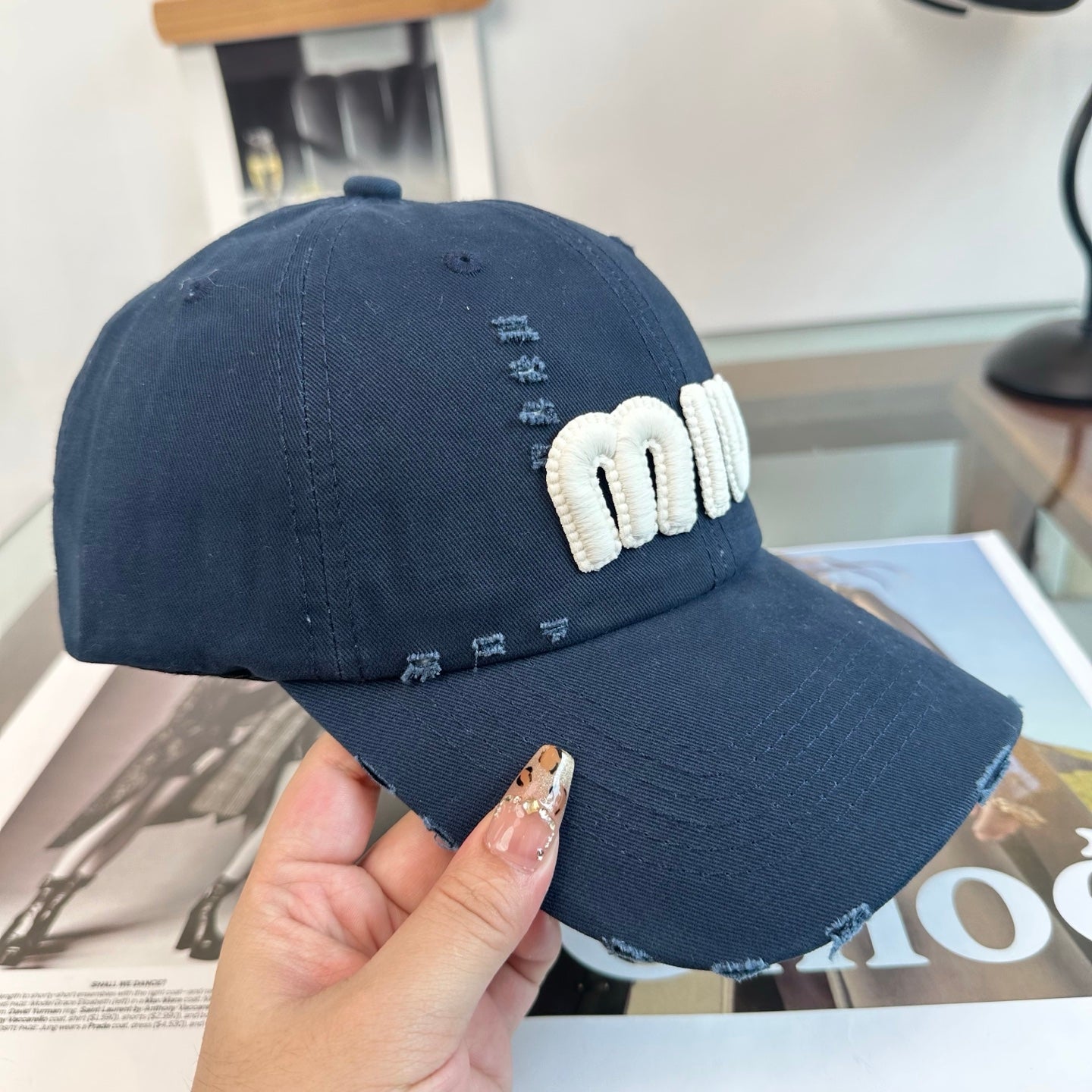 MIUMIU 26S BASEBALL CAP 346775