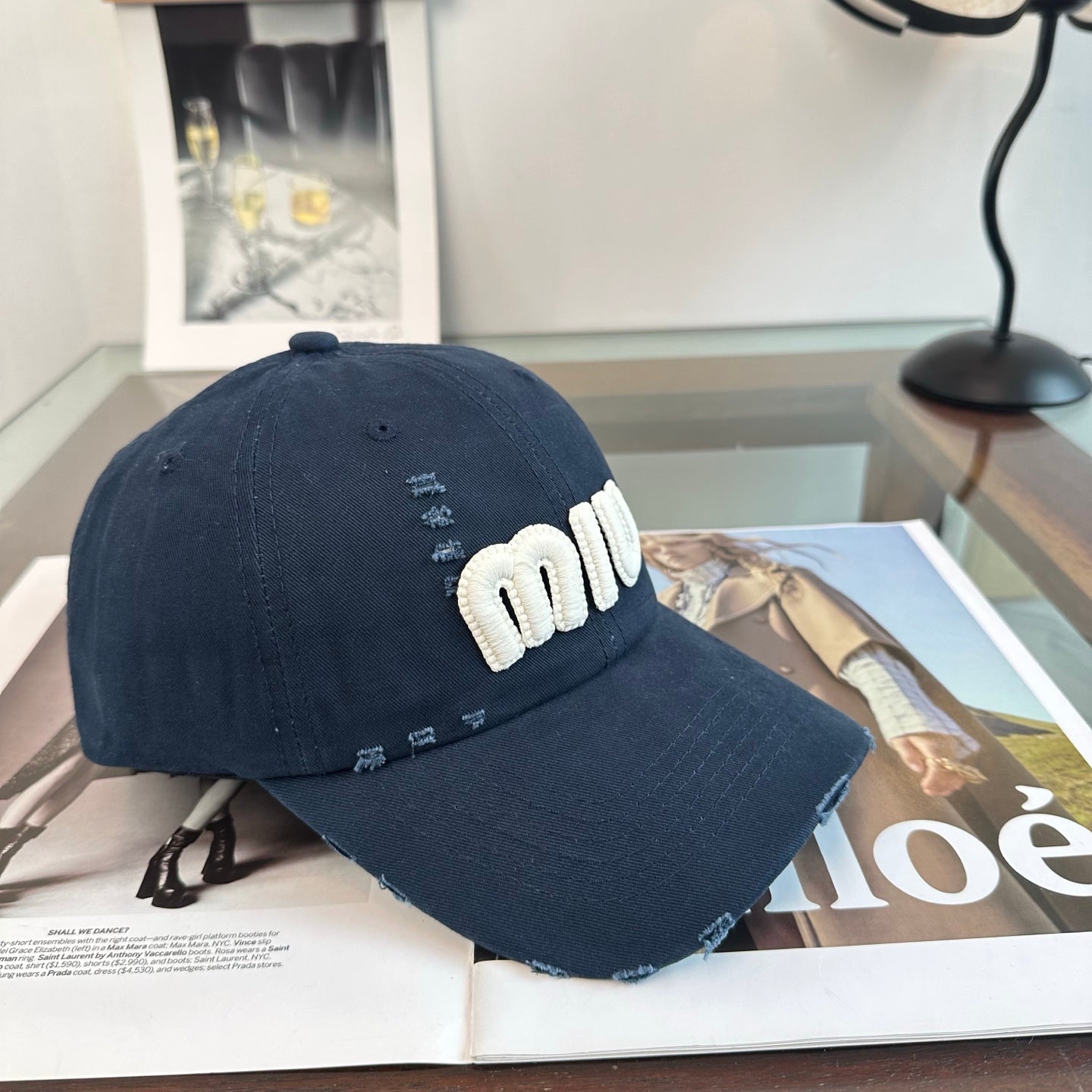 MIUMIU 26S BASEBALL CAP 346775