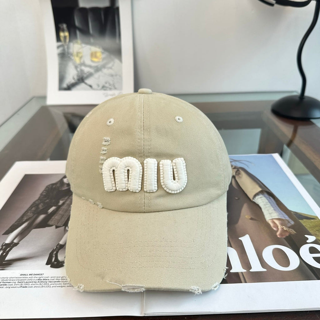 MIUMIU 26S BASEBALL CAP 346776