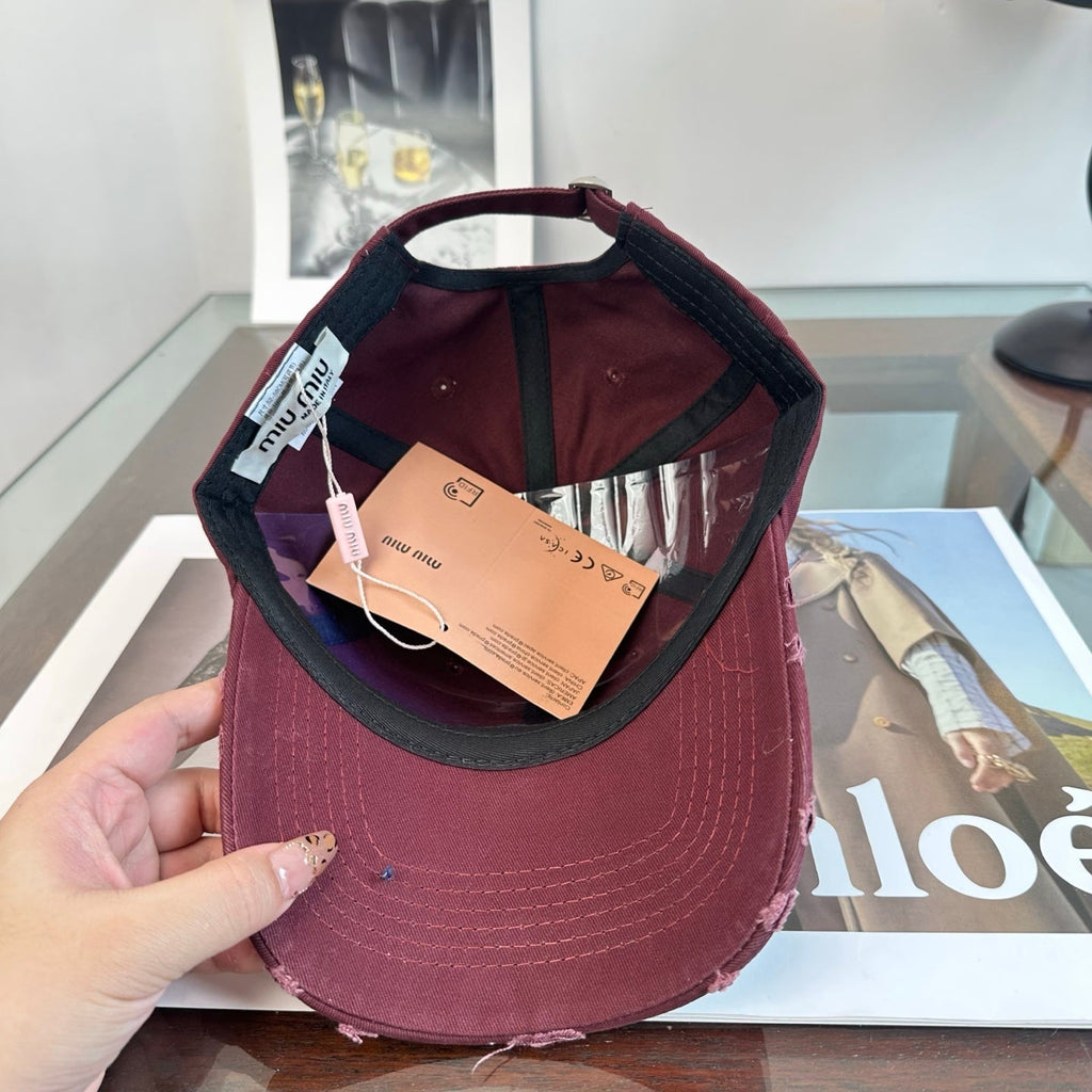 MIUMIU 26S BASEBALL CAP 346777