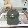 MIUMIU 26S BASEBALL CAP 346763