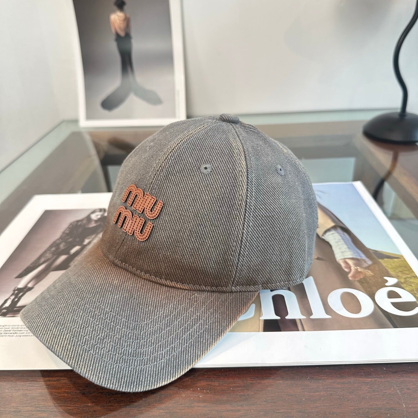 MIUMIU 26S BASEBALL CAP 346737