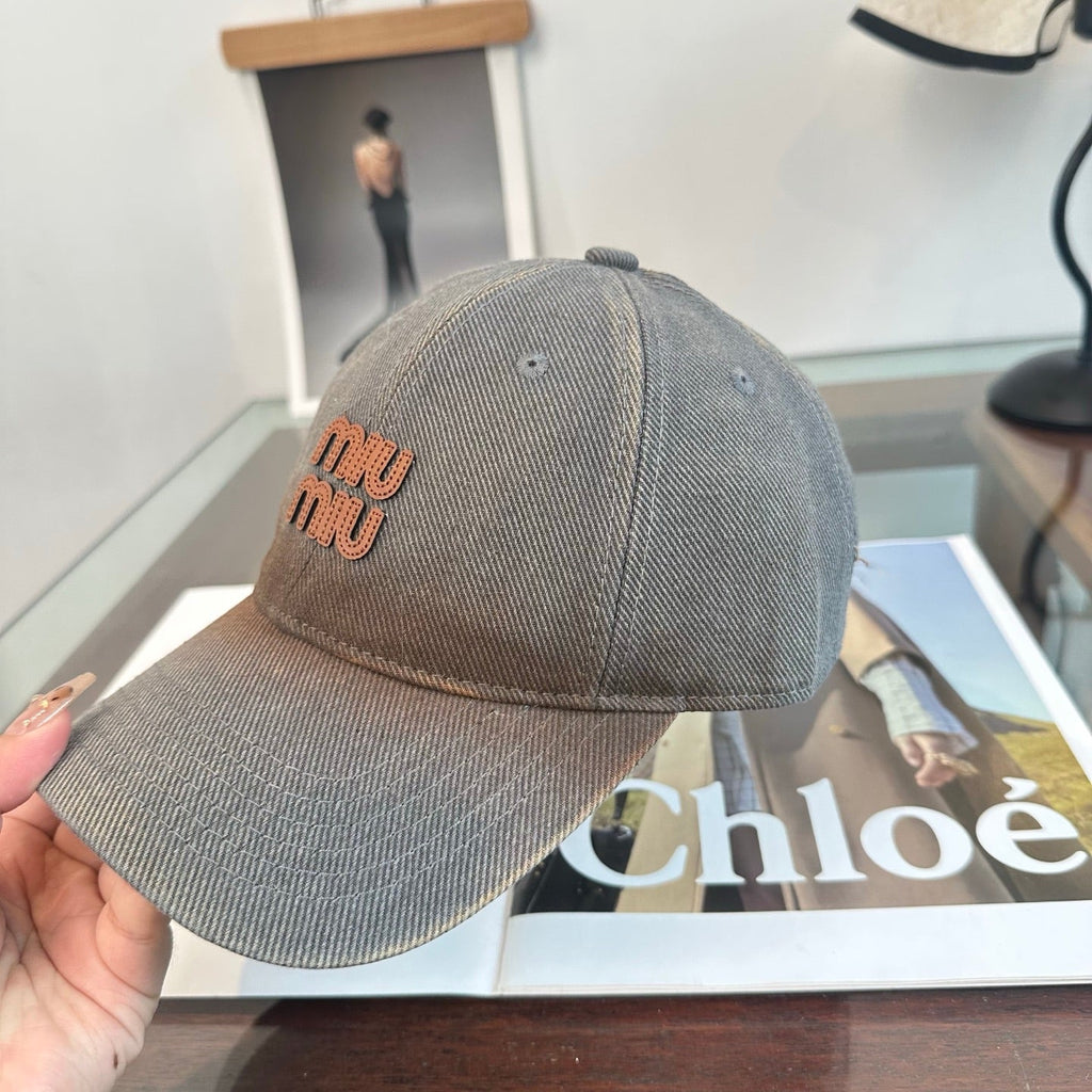 MIUMIU 26S BASEBALL CAP 346737