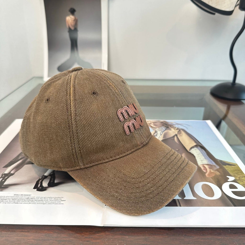 MIUMIU 26S BASEBALL CAP 346738