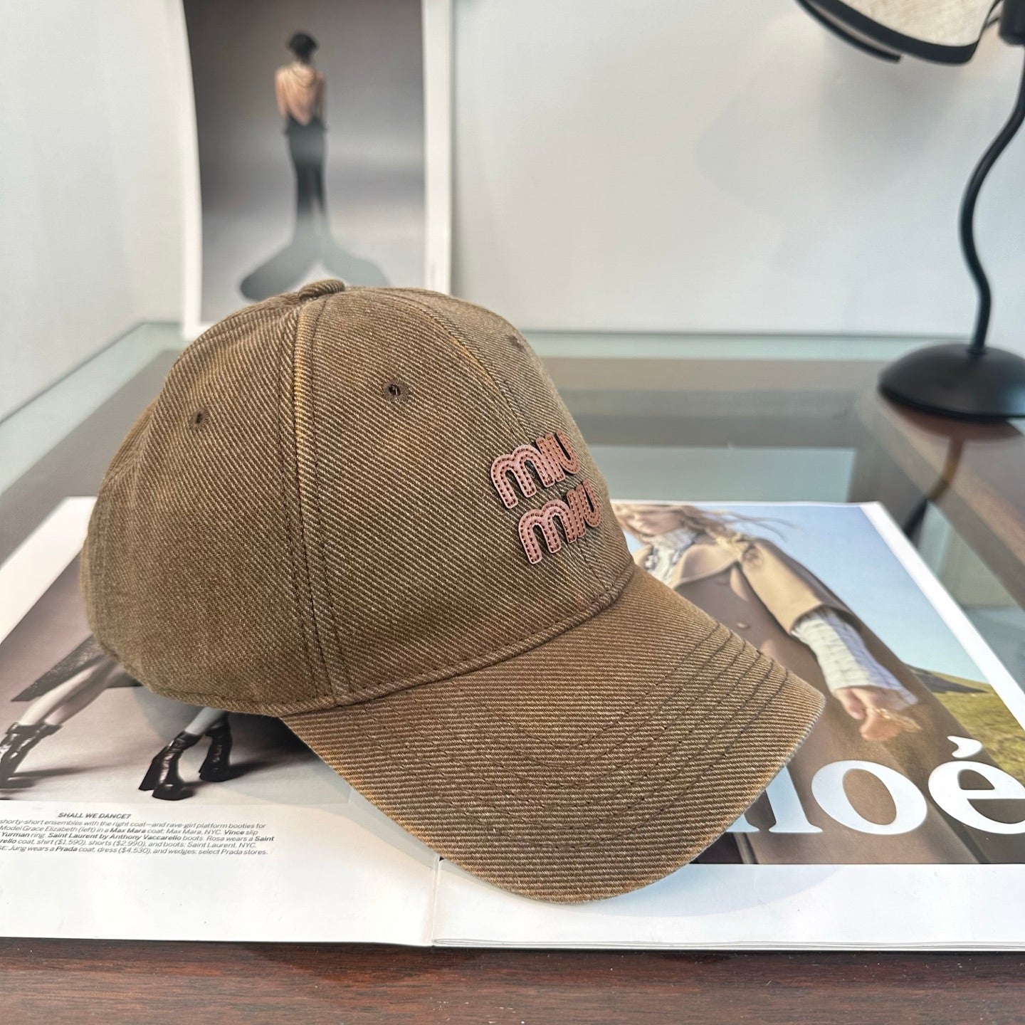 MIUMIU 26S BASEBALL CAP 346738