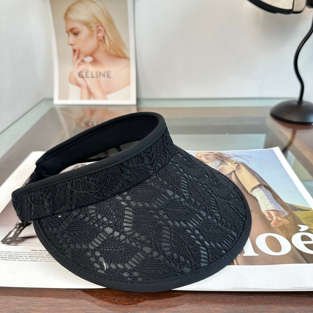 MIUMIU 26S LACE VISOR HAT 343476