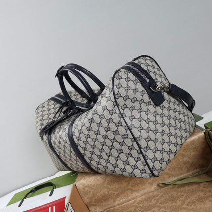 GUCCI 26S DUFFLE BAG 45 IN TAUPE CANVAS