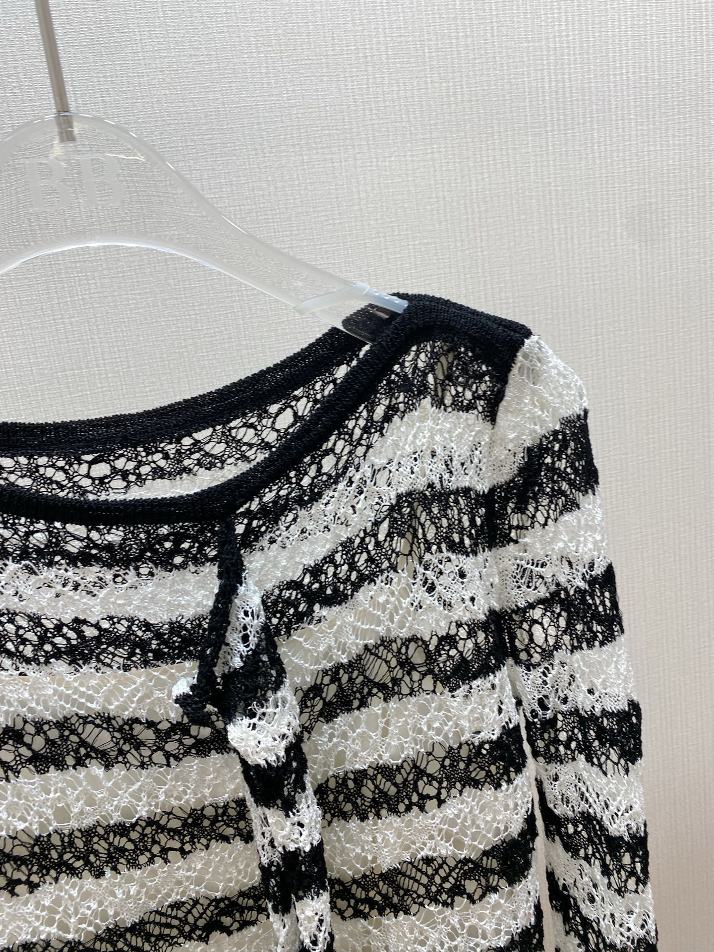 DIOR 25S MARINIERE RUFFLED SWEATER STYLE 174