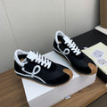 LW FLOW RUNNER SNEAKER BLACK-BROWN SUEDE