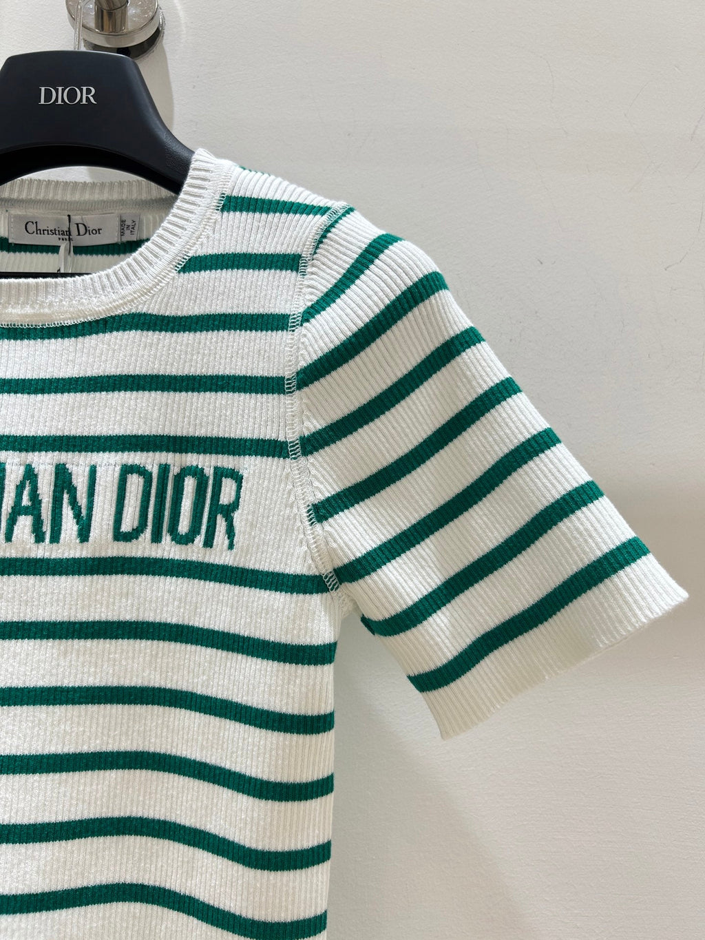 DIOR 25S STRIPED SHORT-SLEEVE T-SHIRT 671