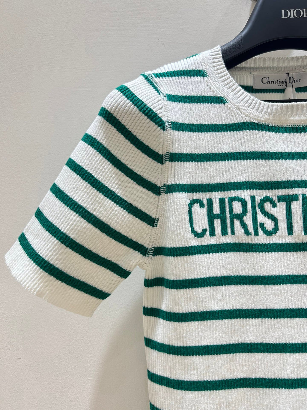 DIOR 25S STRIPED SHORT-SLEEVE T-SHIRT 671