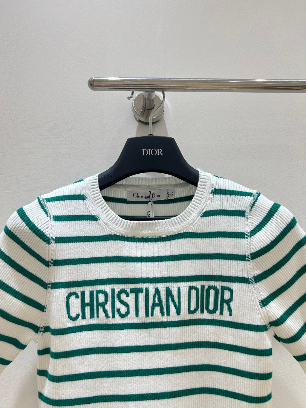 DIOR 25S STRIPED SHORT-SLEEVE T-SHIRT 671