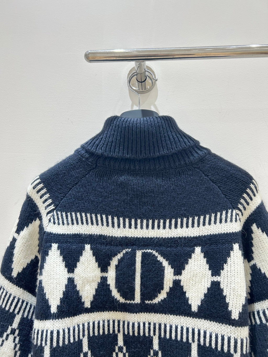 DIOR 25S PATTERNED TURTLENECK SWEATER 718
