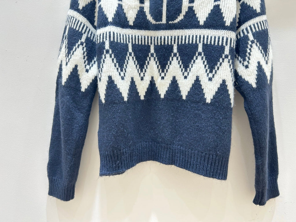 DIOR 25S PATTERNED TURTLENECK SWEATER 718