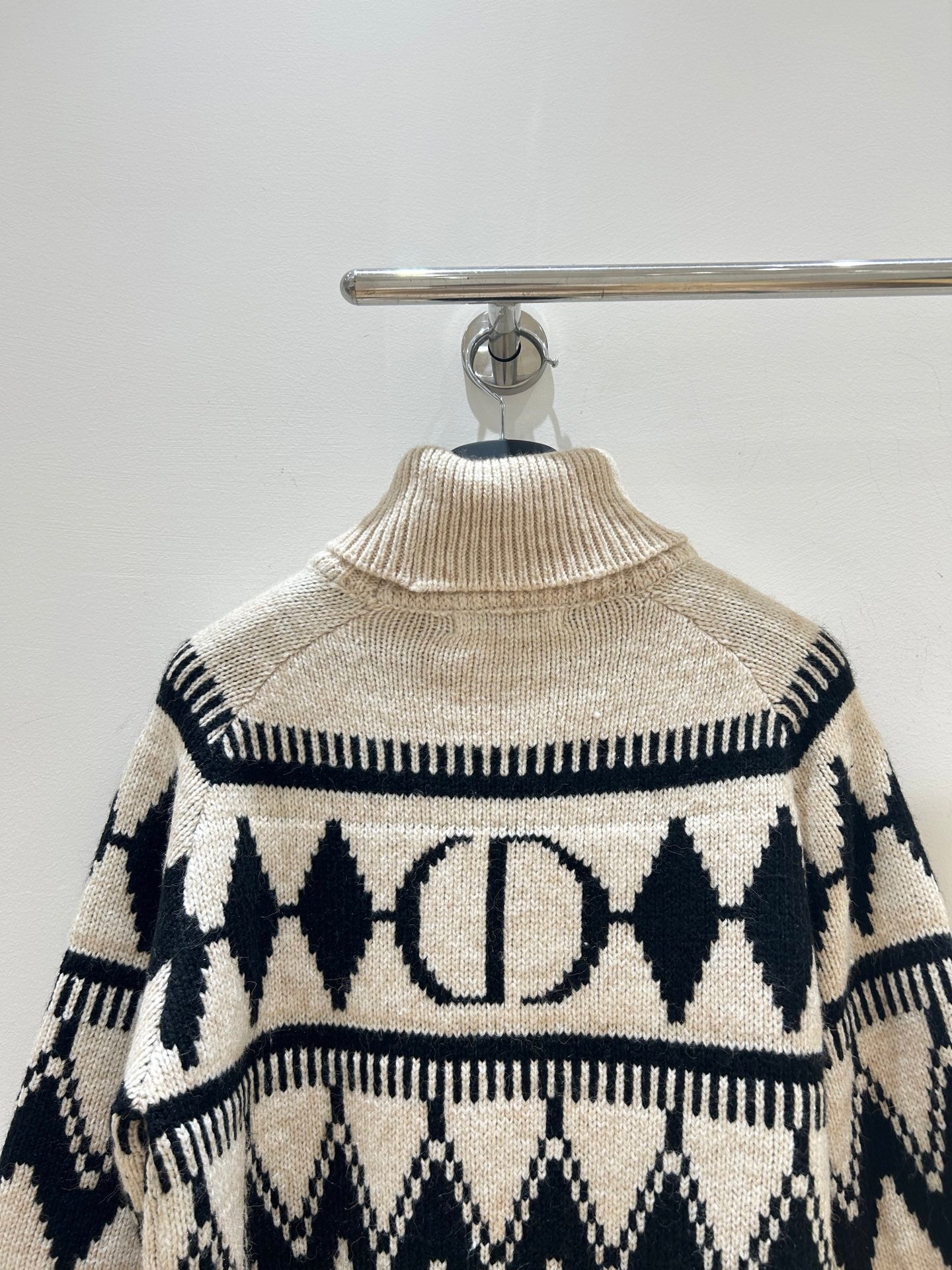 DIOR 25S PATTERNED TURTLENECK SWEATER 719