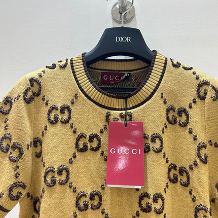 GUCCI 26S SHORT-SLEEVE KNIT TOP 549