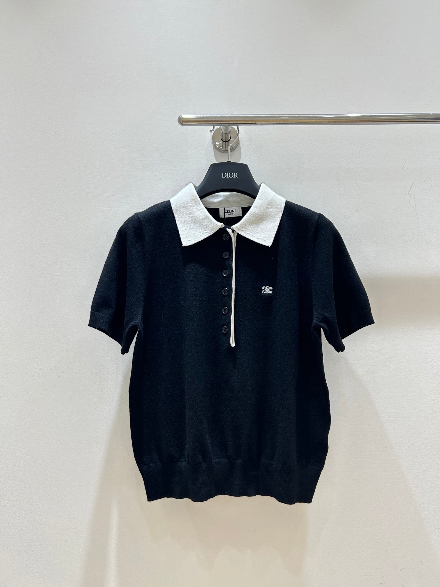 CELINE 26S SHORT-SLEEVE POLO SHIRT 491