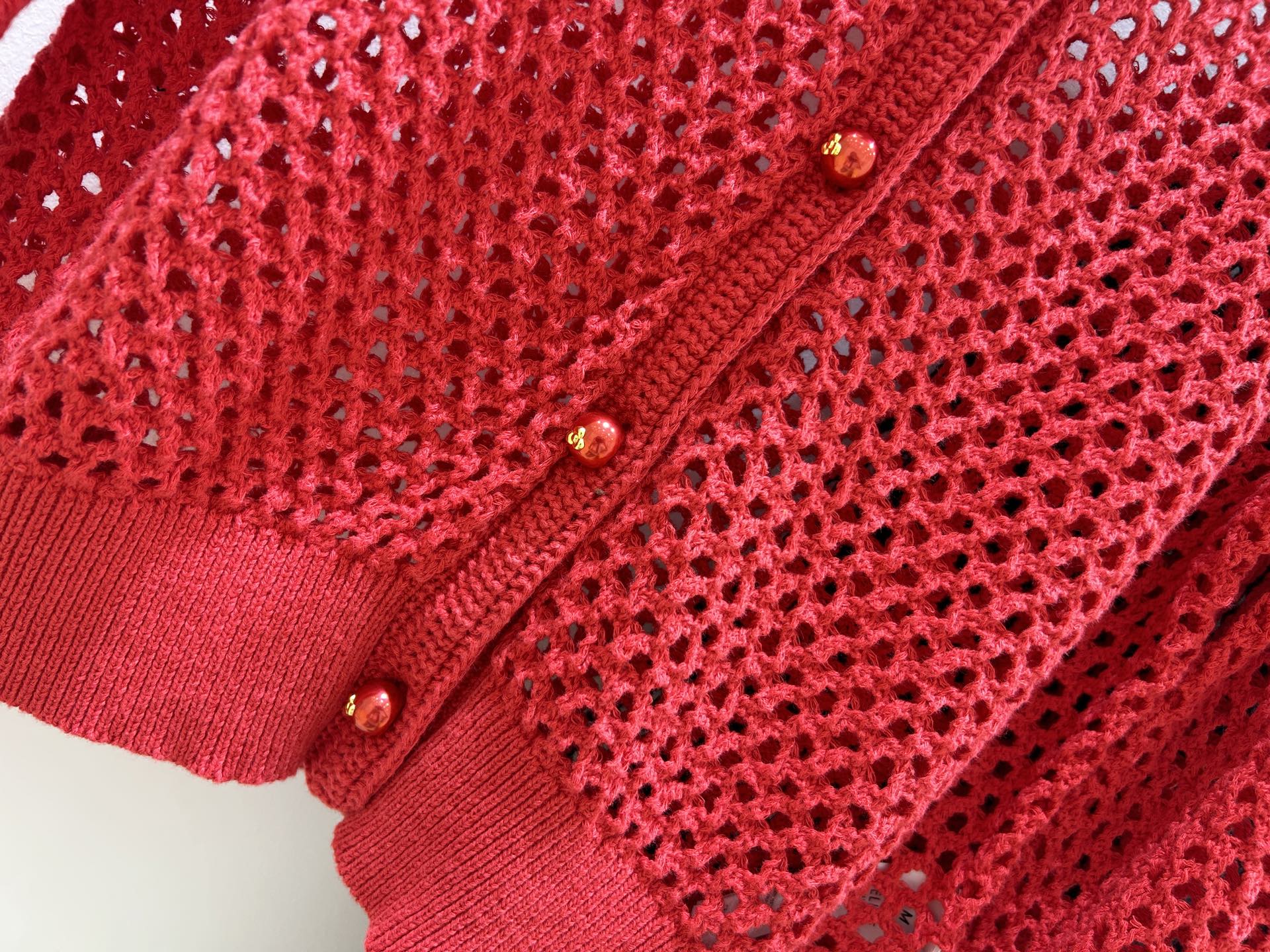CELINE 26S CROCHET CROPPED CARDIGAN 282