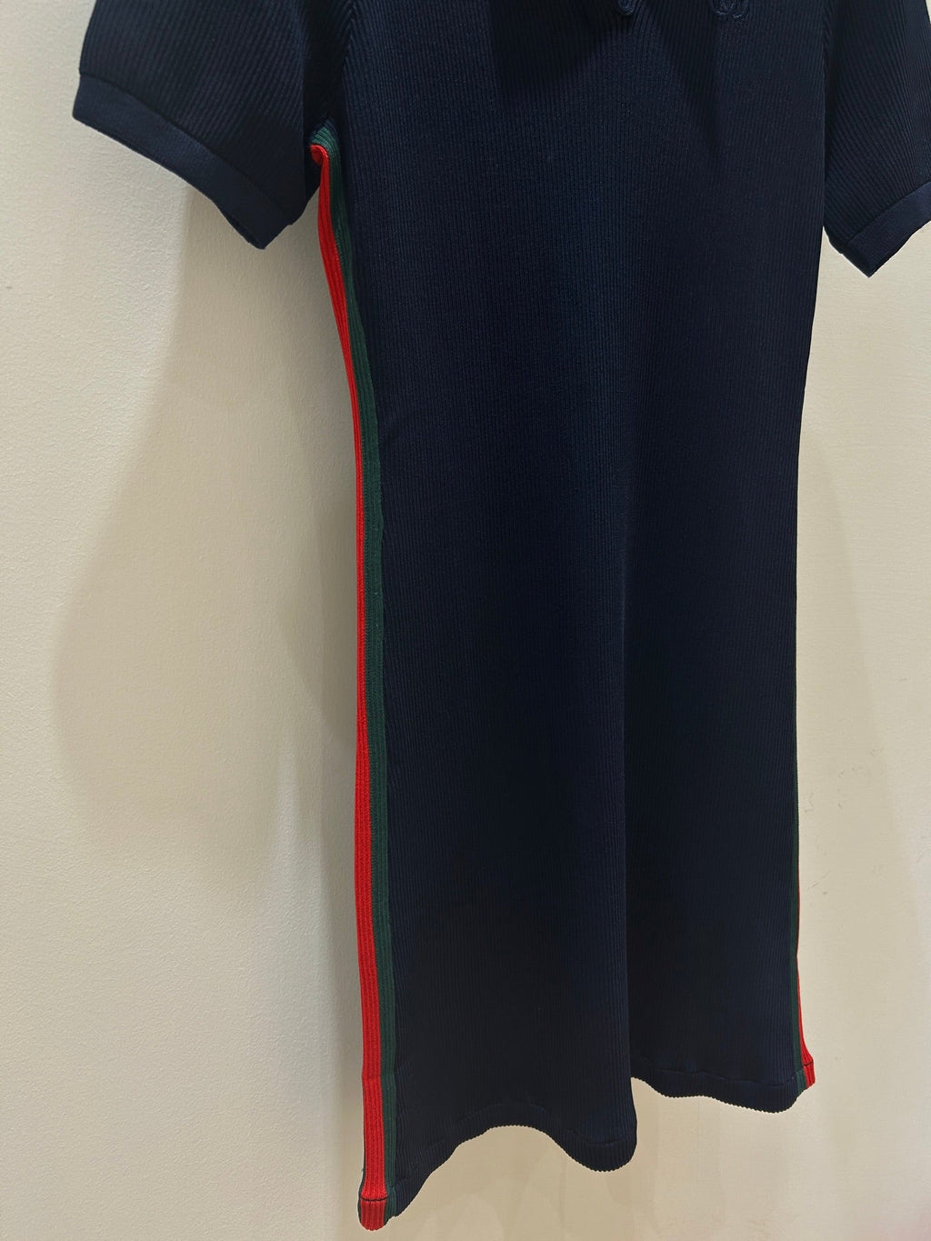 GUCCI 26S SHORT-SLEEVE KNIT POLO DRESS 379