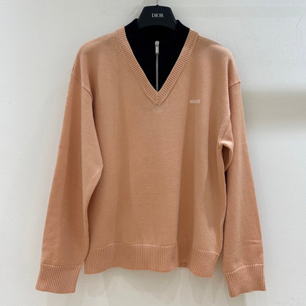 MIUMIU 26S V-NECK KNIT SWEATER 1397